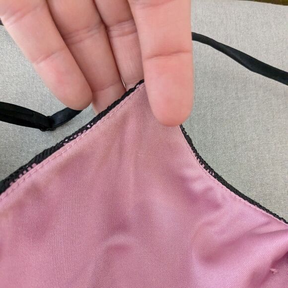 Vintage Sue Wong Midi Dress Cocktail Gown Fairy Goth Whimsigoth Pink Black 12 - Picture 16 of 16